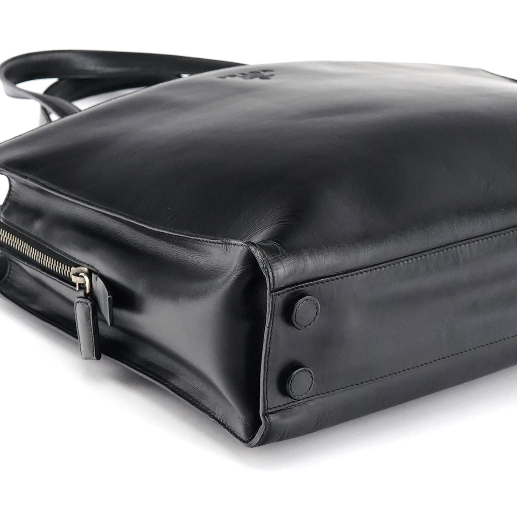 1995 Black Leather Nappa Sport Tote Bag