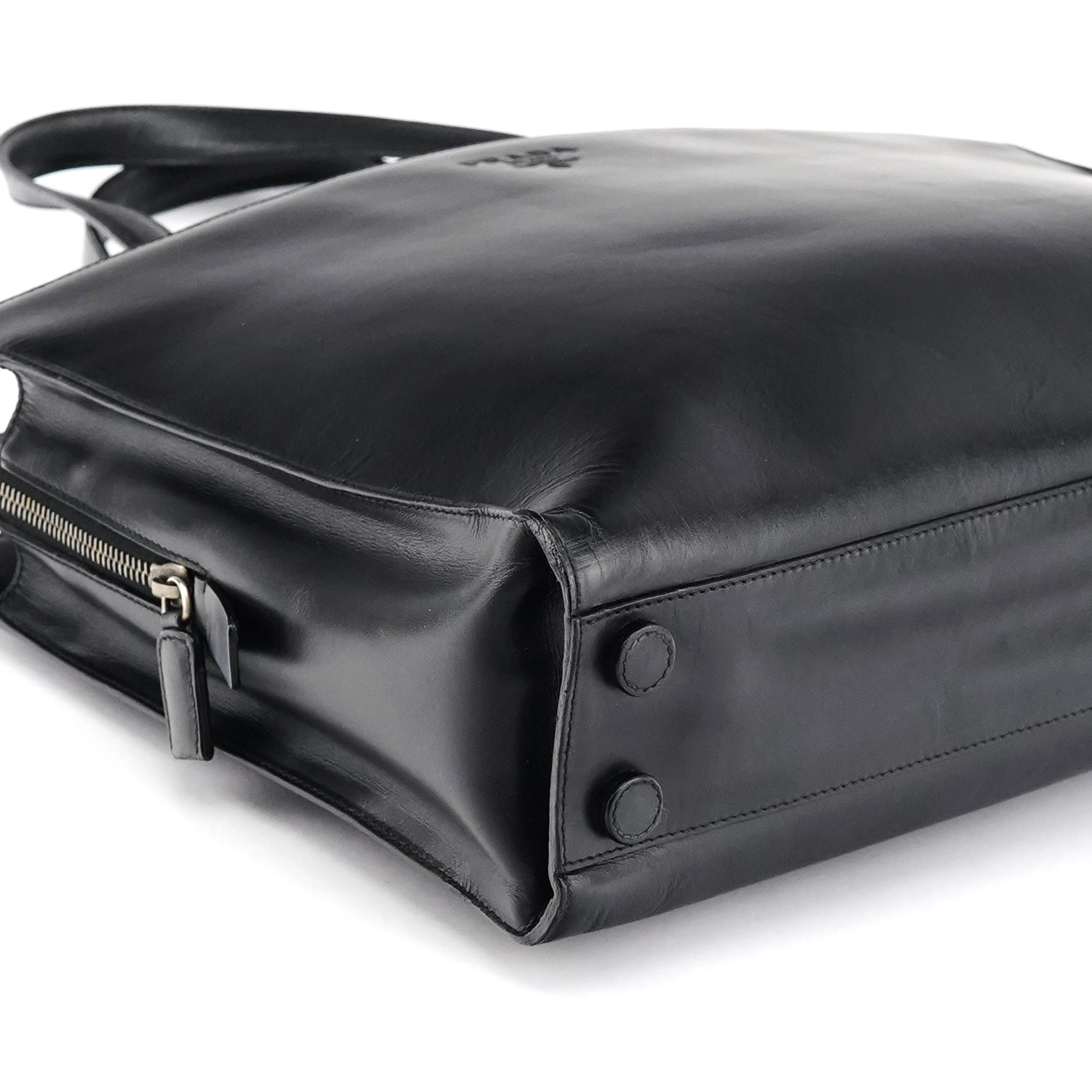 1995 Black Leather Nappa Sport Tote Bag