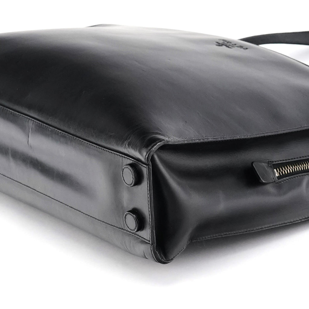1995 Black Leather Nappa Sport Tote Bag