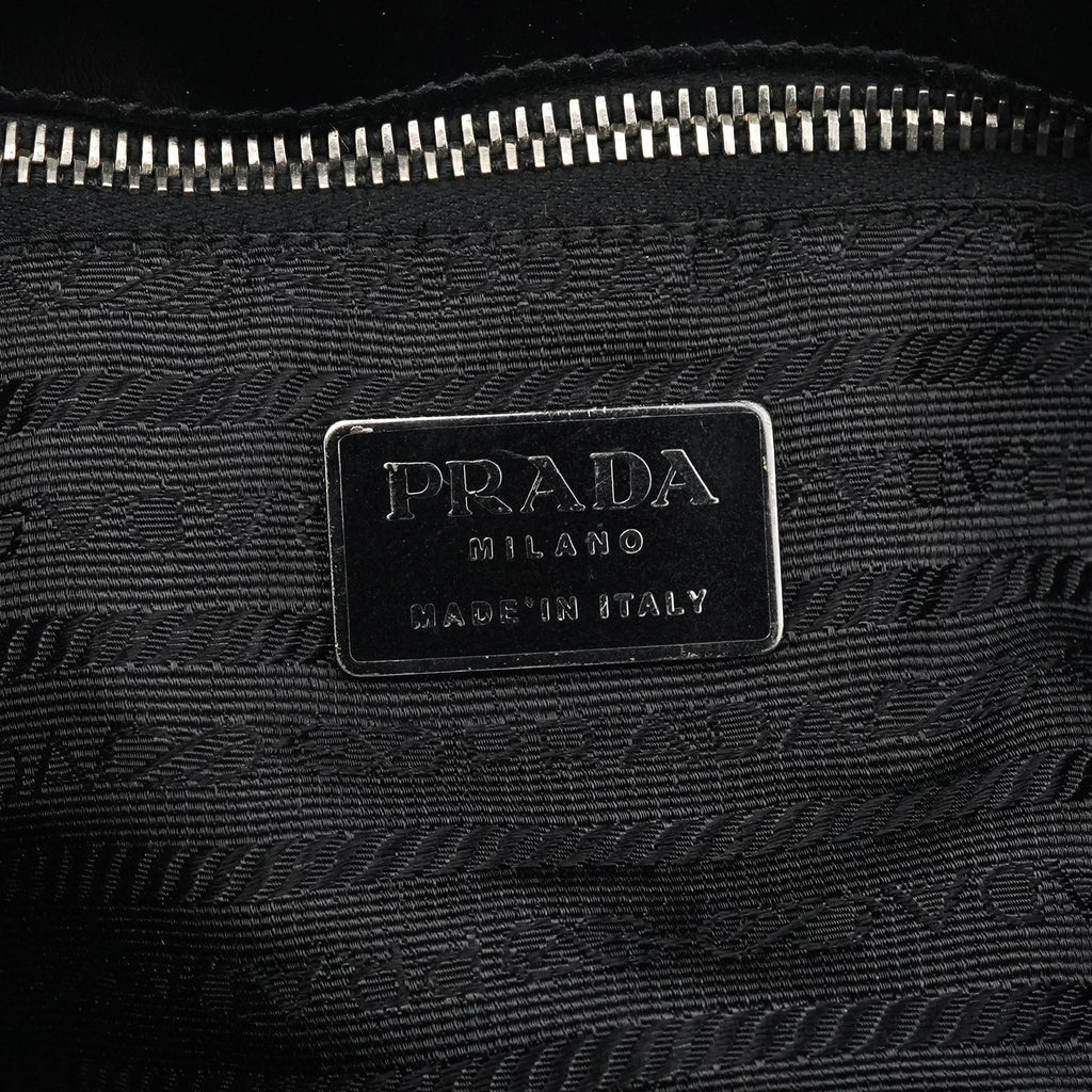 1995 Black Leather Nappa Sport Tote Bag