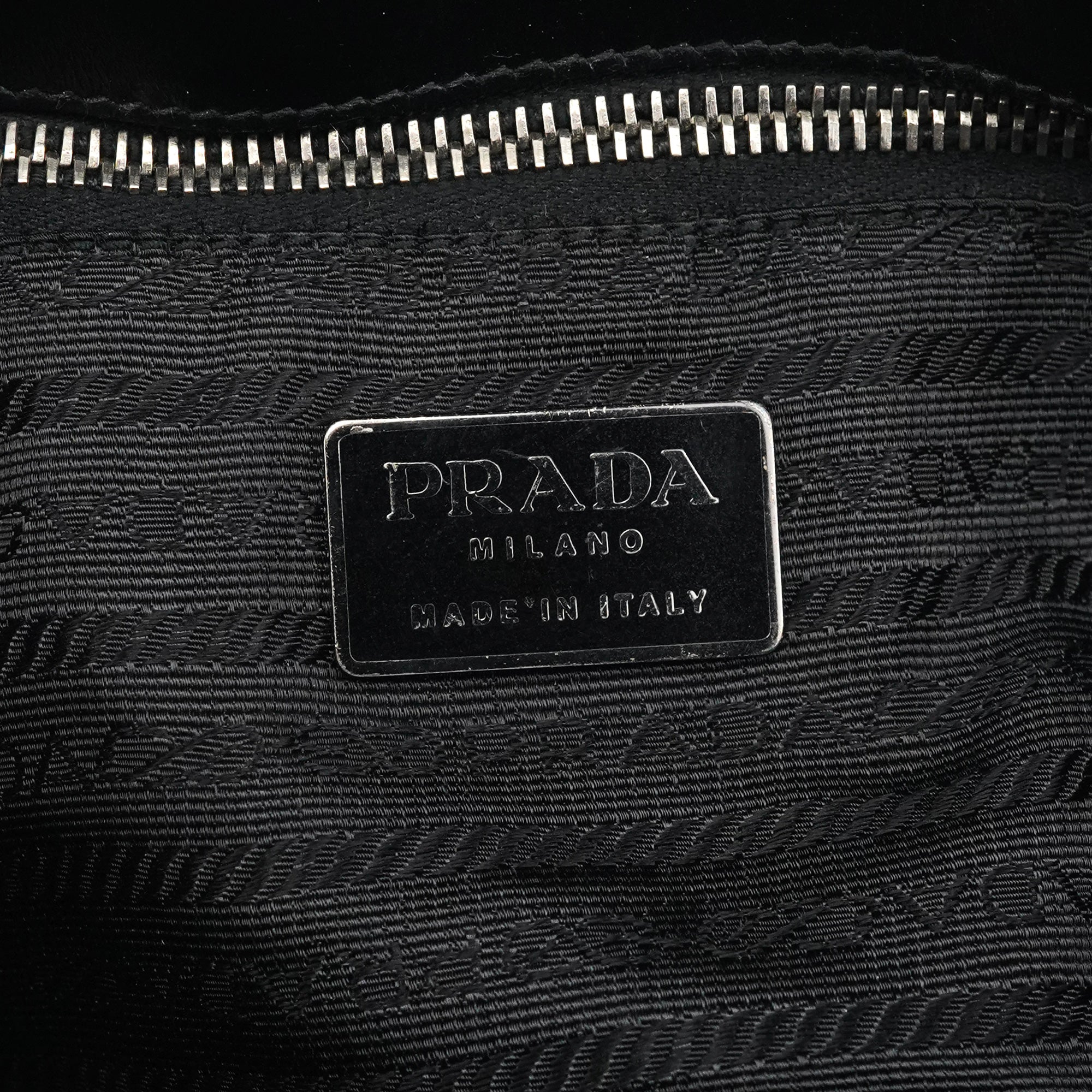 1995 Black Leather Nappa Sport Tote Bag