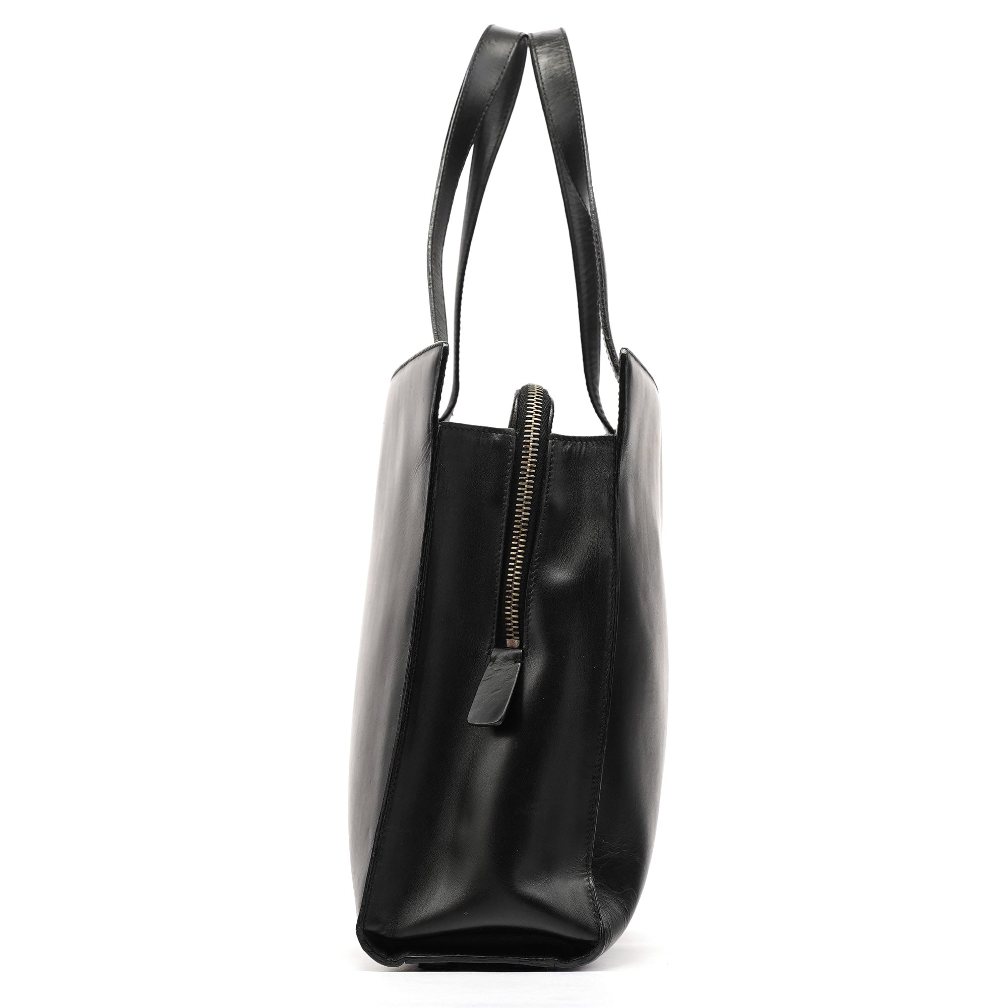 1995 Black Leather Nappa Sport Tote Bag