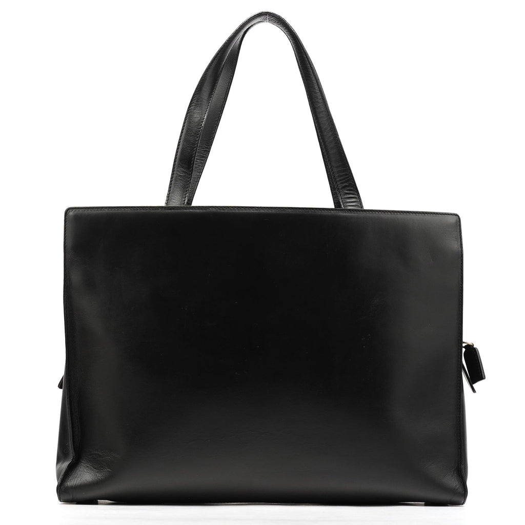 1995 Black Leather Nappa Sport Tote Bag