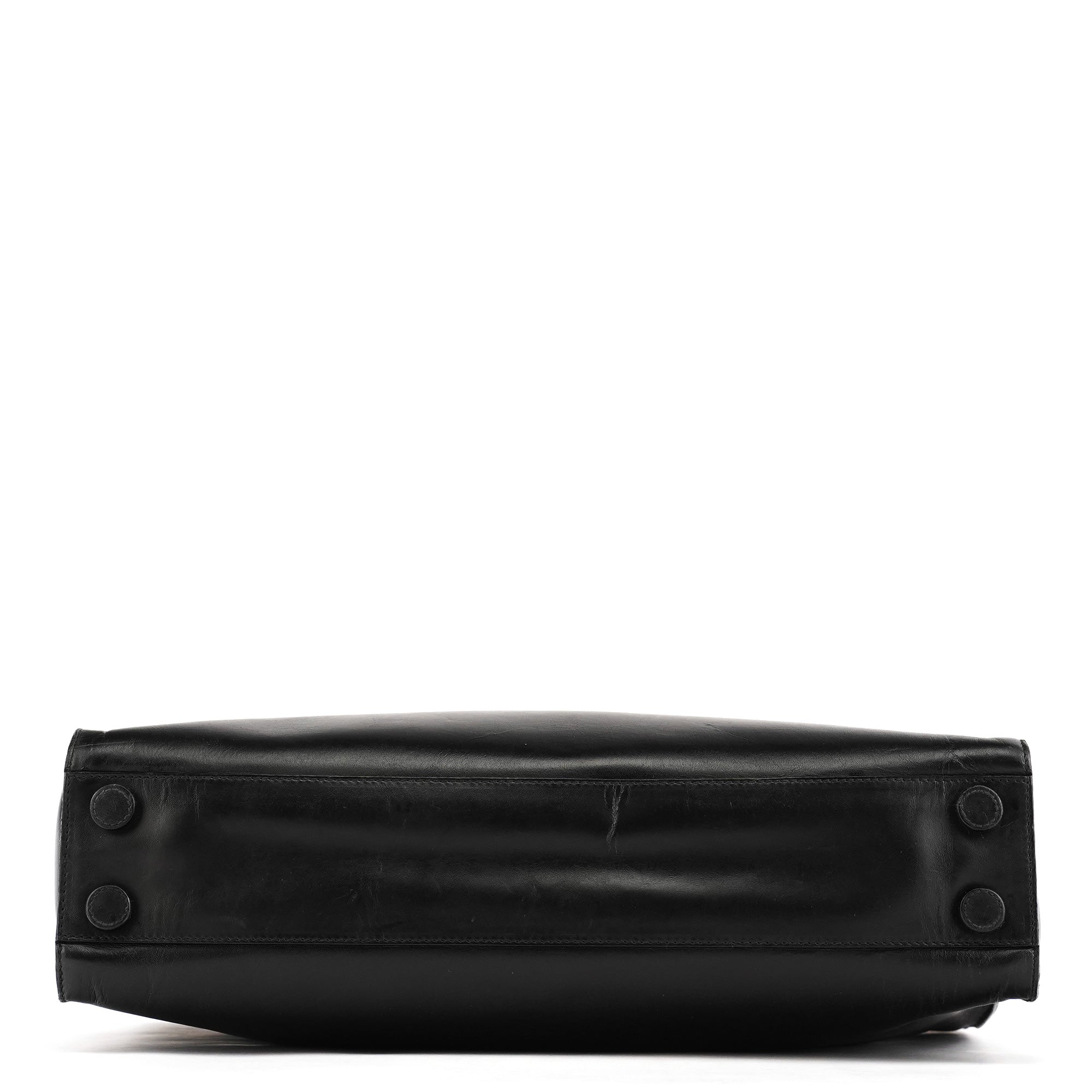 1995 Black Leather Nappa Sport Tote Bag