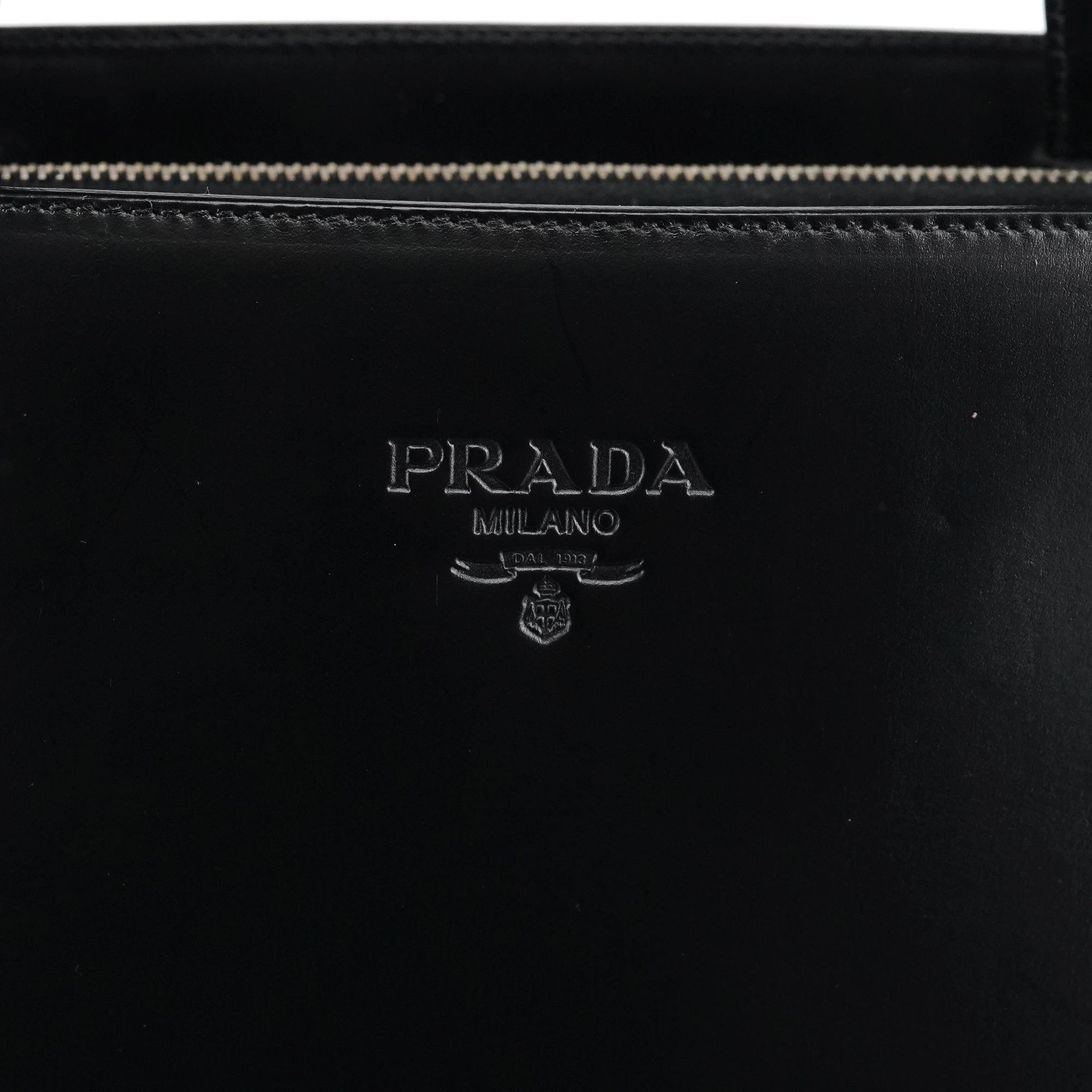 1995 Black Leather Nappa Sport Tote Bag