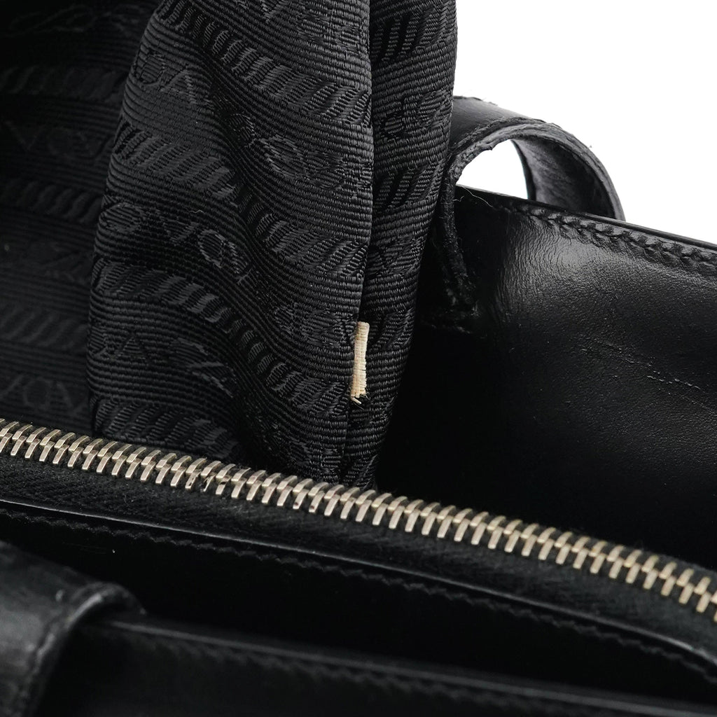 1995 Black Leather Nappa Sport Tote Bag