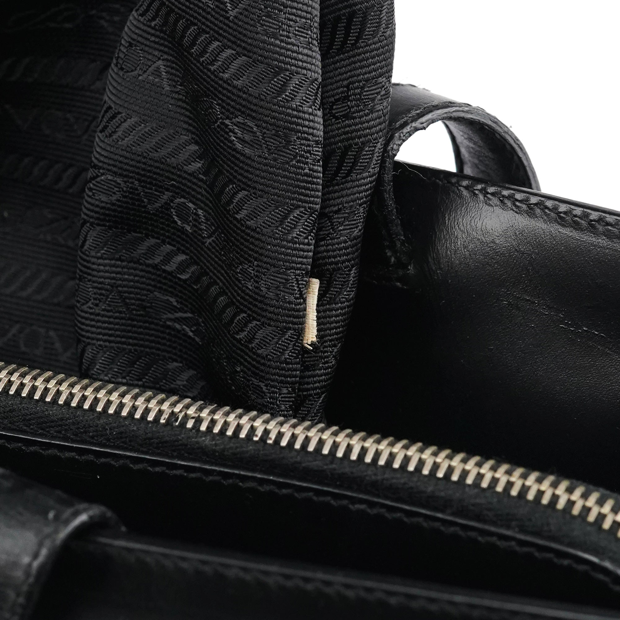 1995 Black Leather Nappa Sport Tote Bag