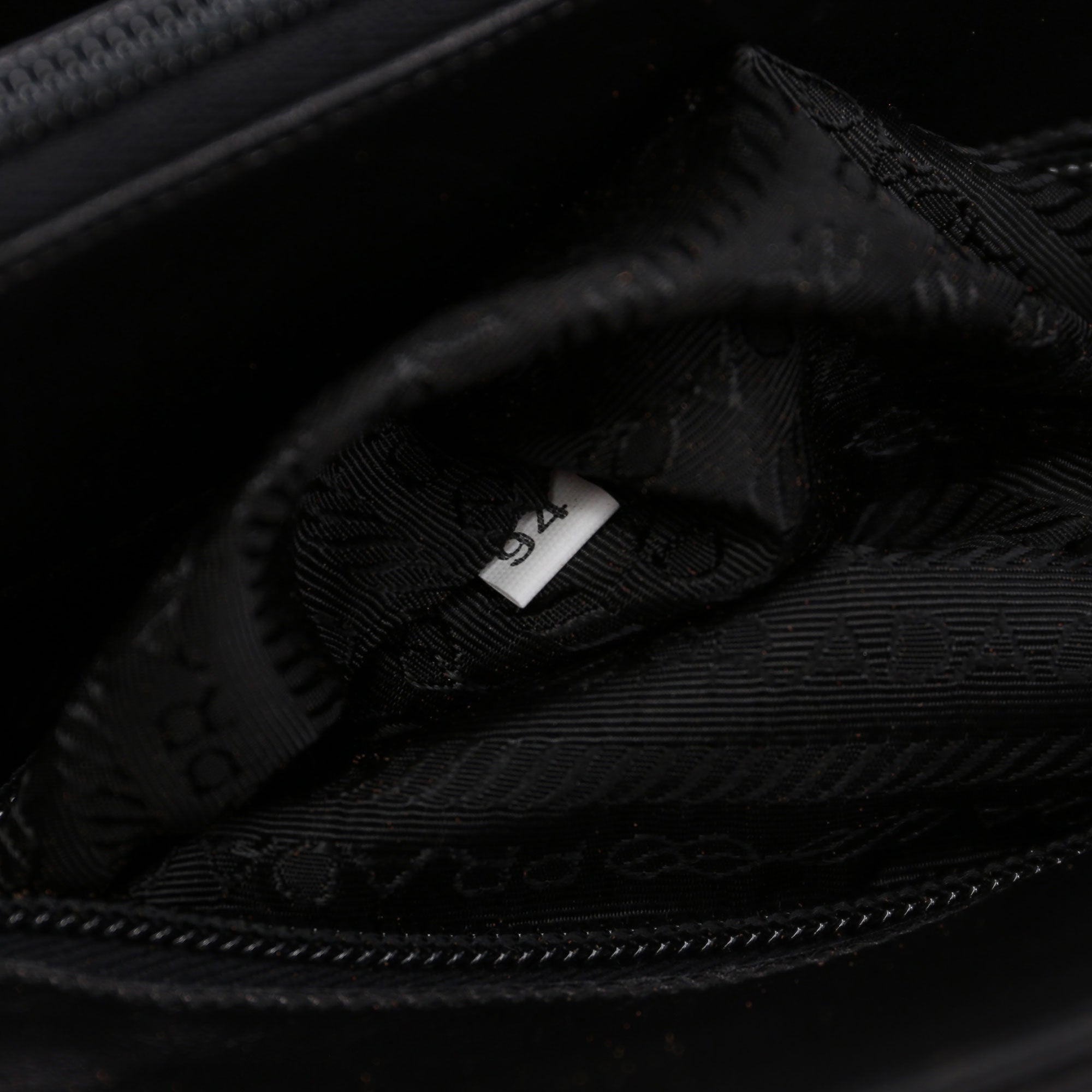 1995 Black Nappa Tote Bag