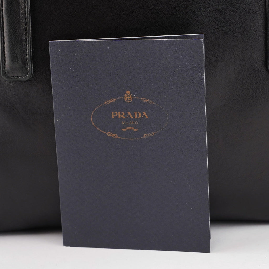 1995 Black Nappa Tote Bag