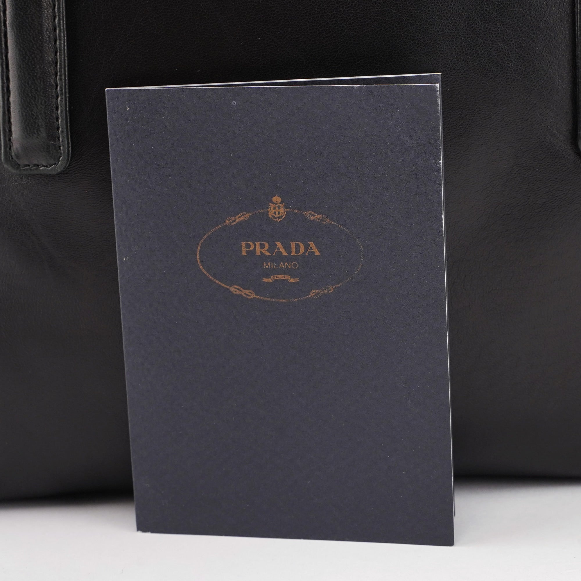 1995 Black Nappa Tote Bag