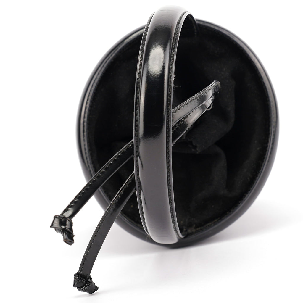 1995 Black Spazzolato Bucket Bag