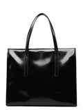 1995 Black Spazzolato Clutch Tote Bag