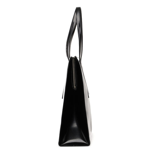 1995 Black Spazzolato Clutch Tote Bag