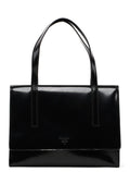 1995 Black Spazzolato Flap Bag