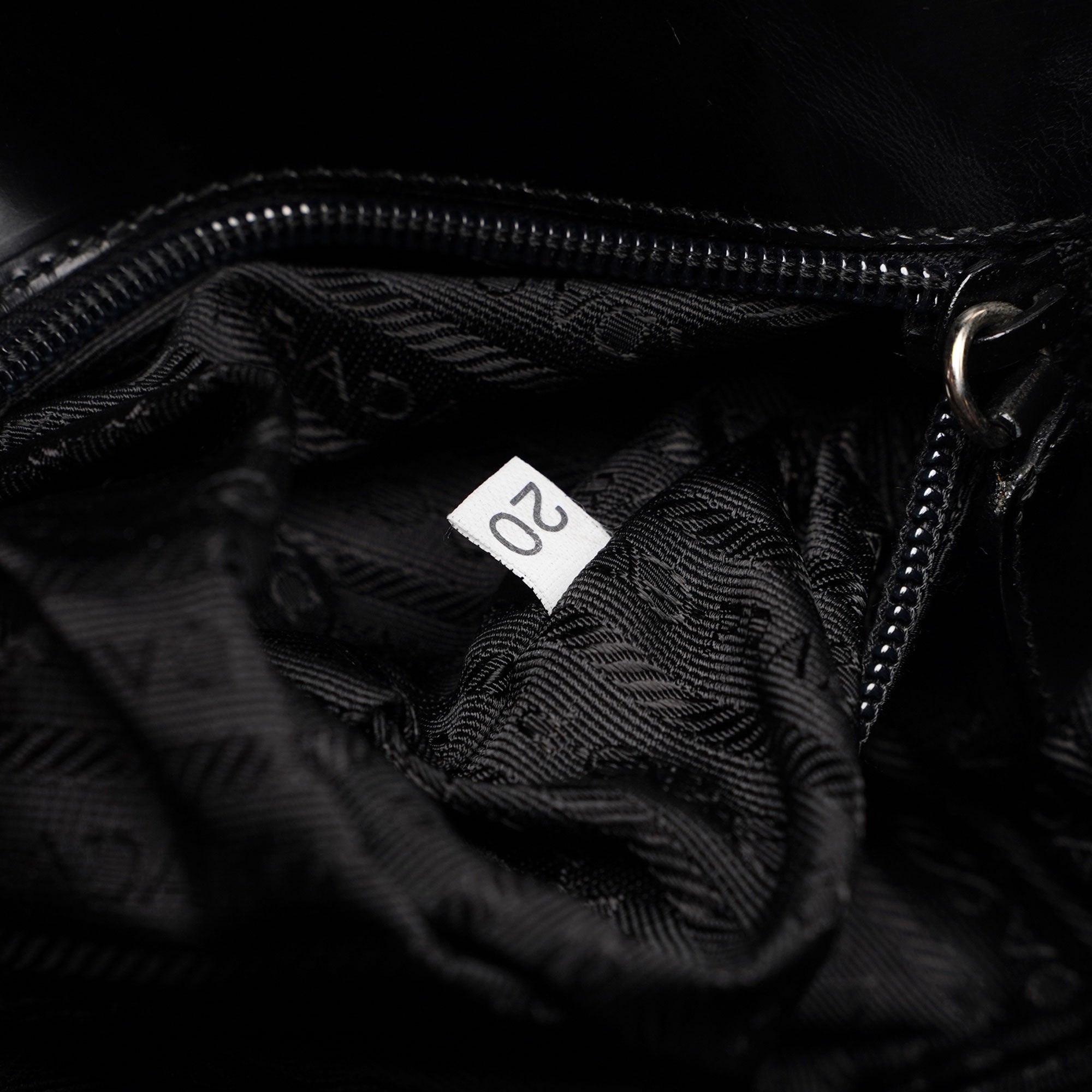 1995 Black Spazzolato Flap Bag
