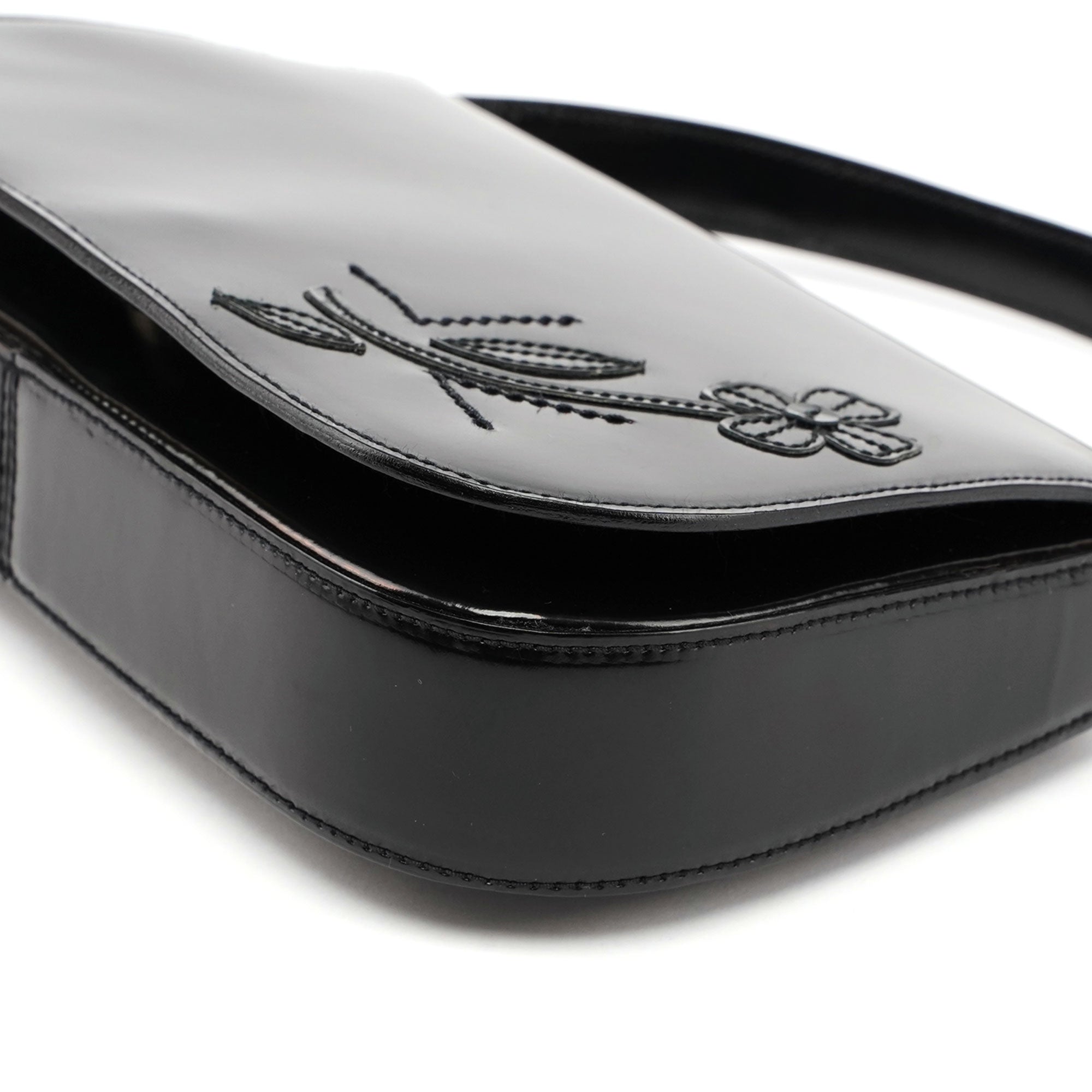 1995 Black Spazzolato Handbag