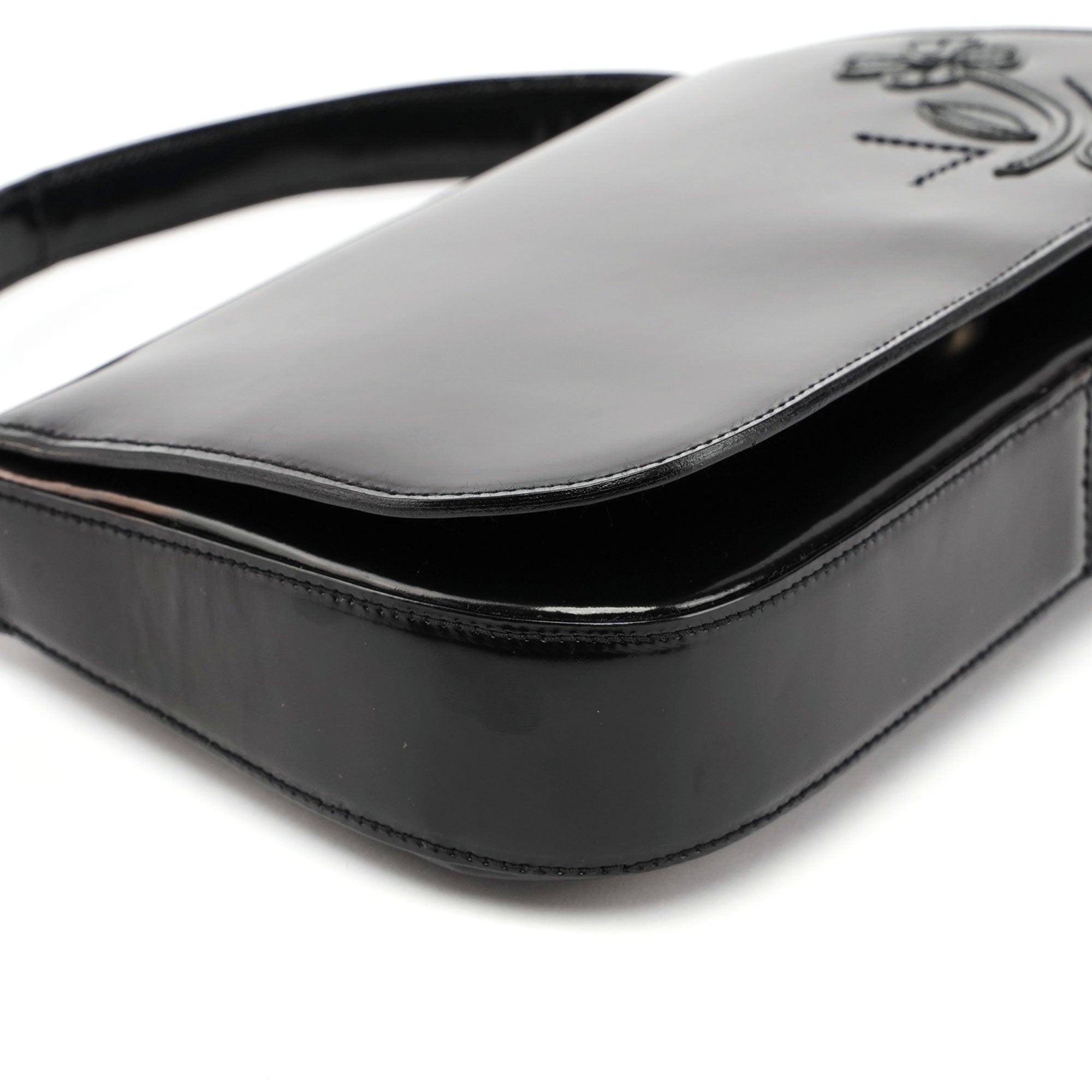 1995 Black Spazzolato Handbag
