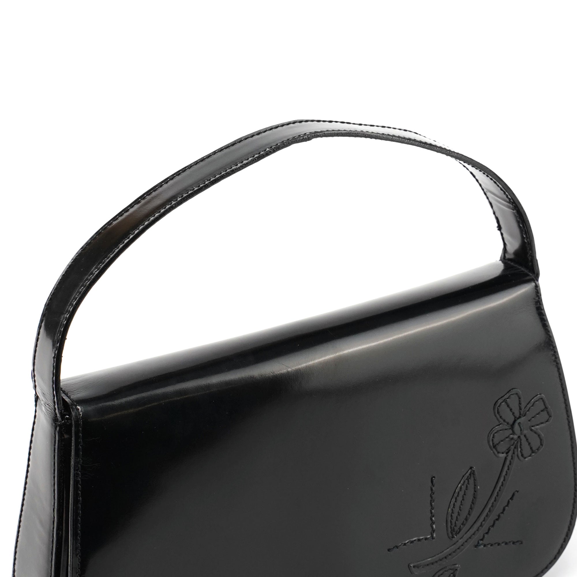 1995 Black Spazzolato Handbag