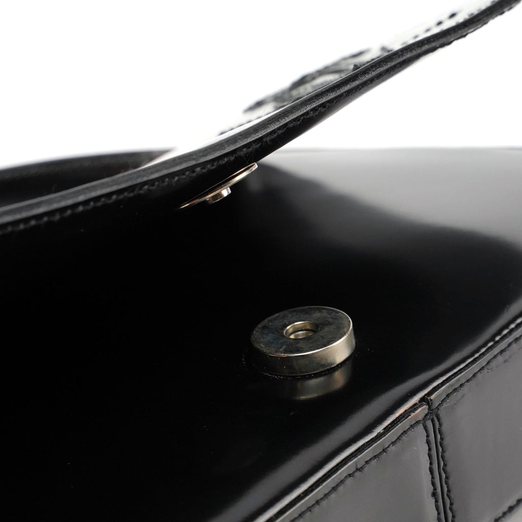 1995 Black Spazzolato Handbag