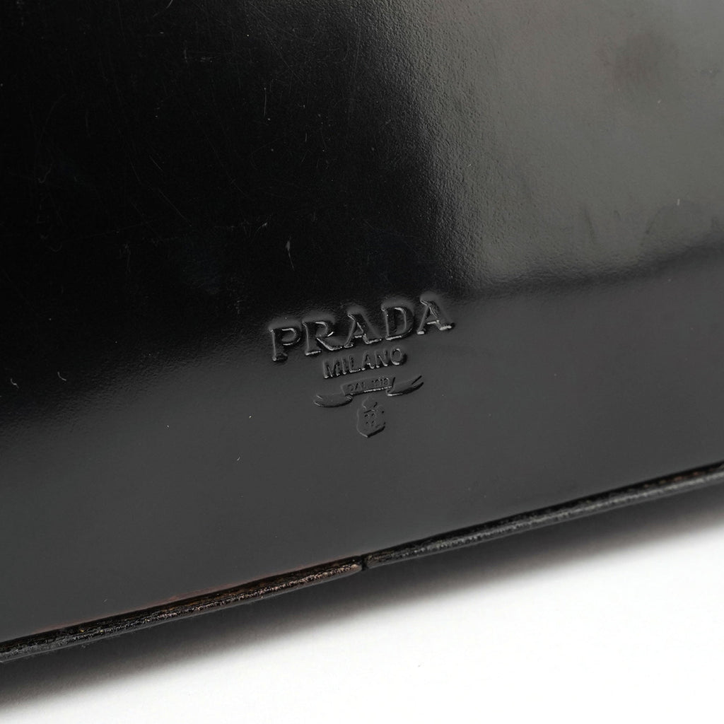 1995 Black Spazzolato Handbag