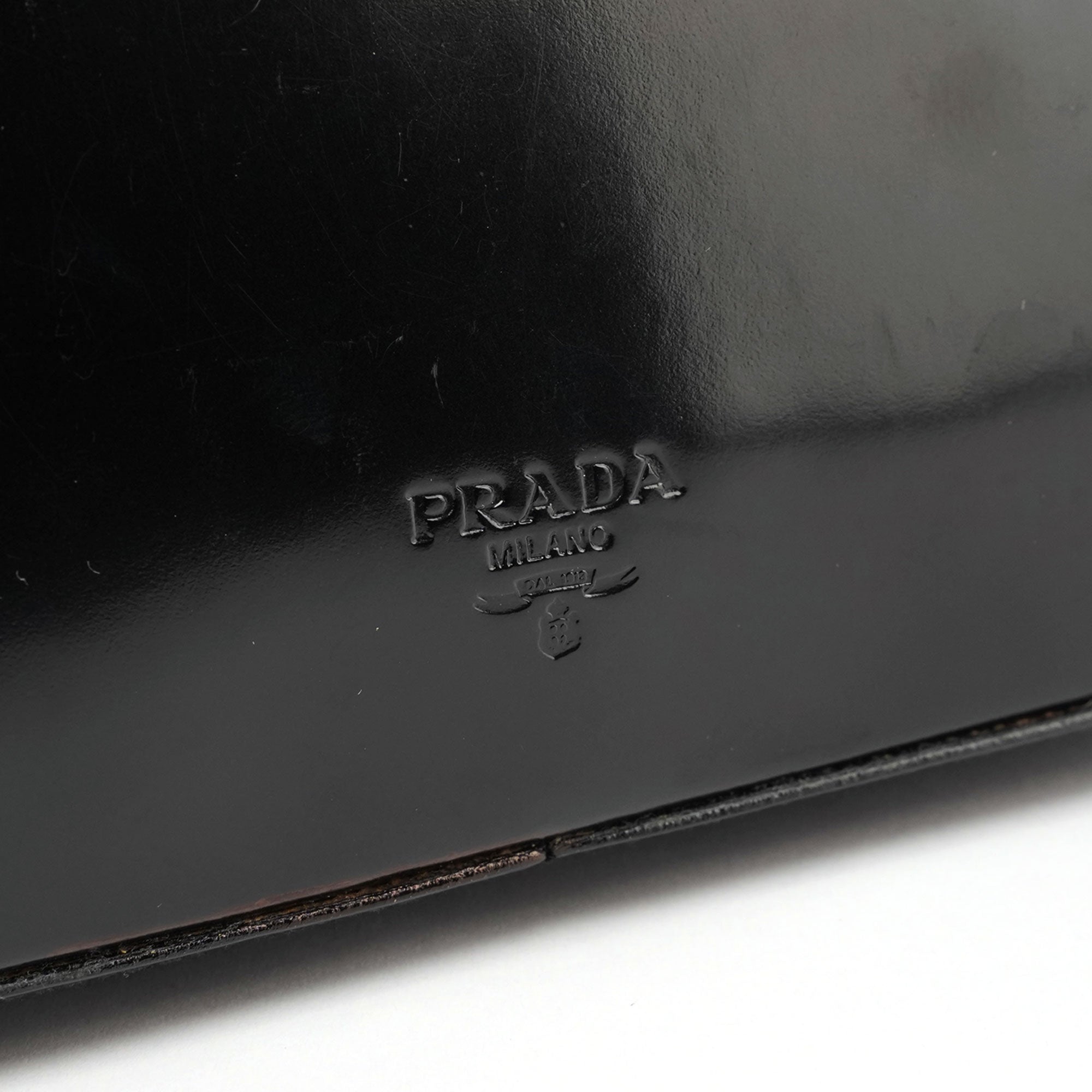 1995 Black Spazzolato Handbag