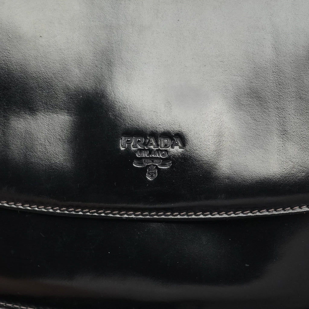 1995 Black Spazzolato Sport Crossbody Bag