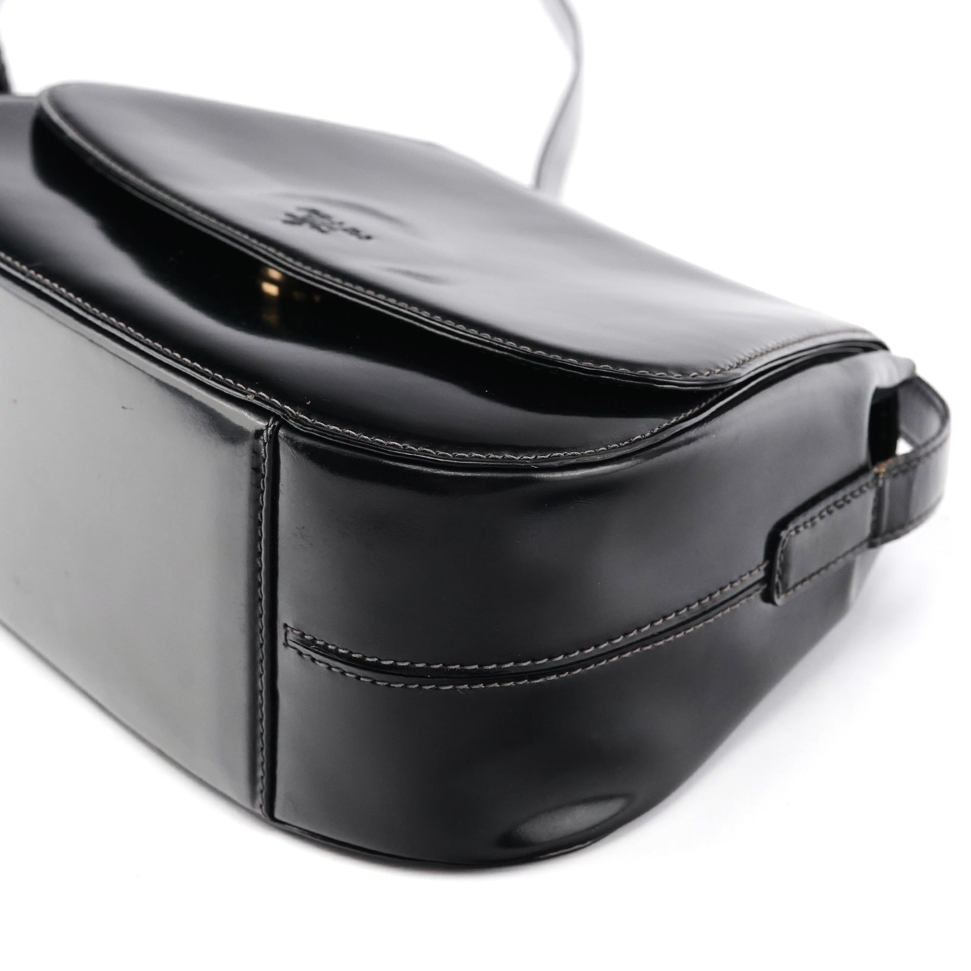 1995 Black Spazzolato Sport Crossbody Bag