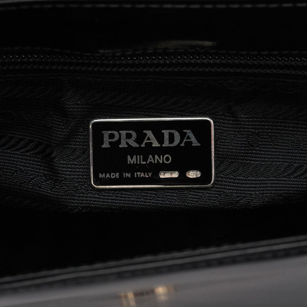 1995 Black Spazzolato Sport Crossbody Bag