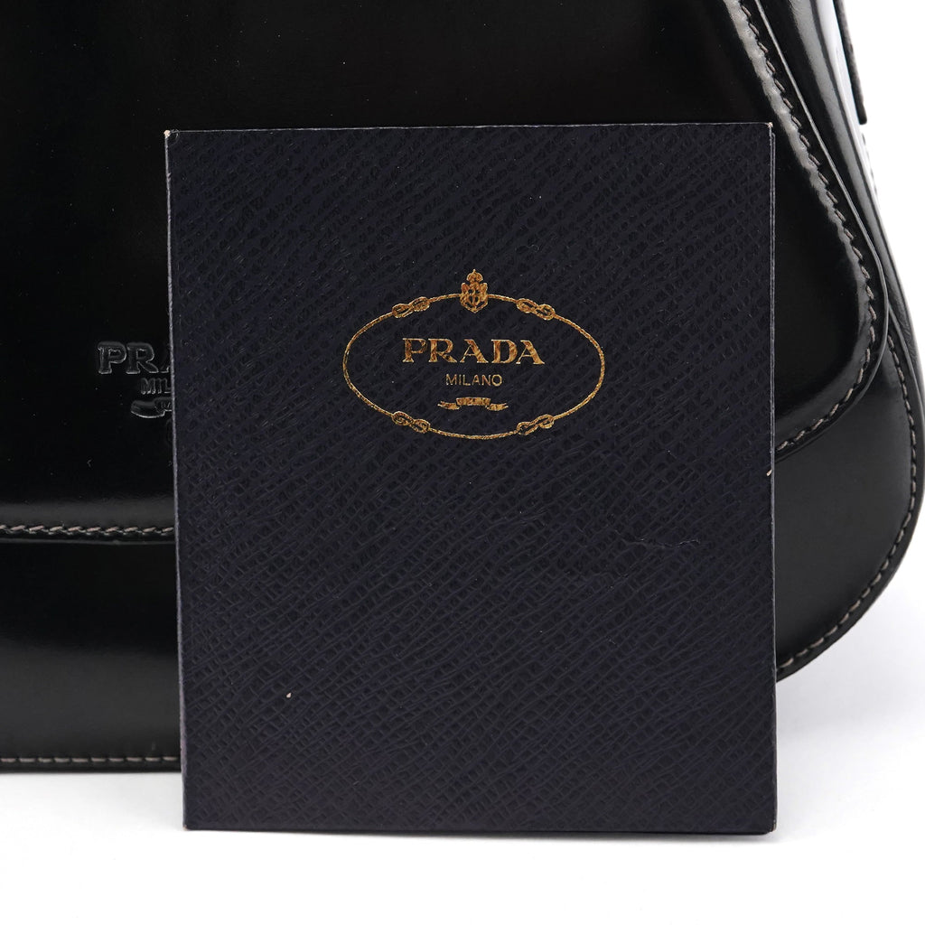 1995 Black Spazzolato Sport Crossbody Bag