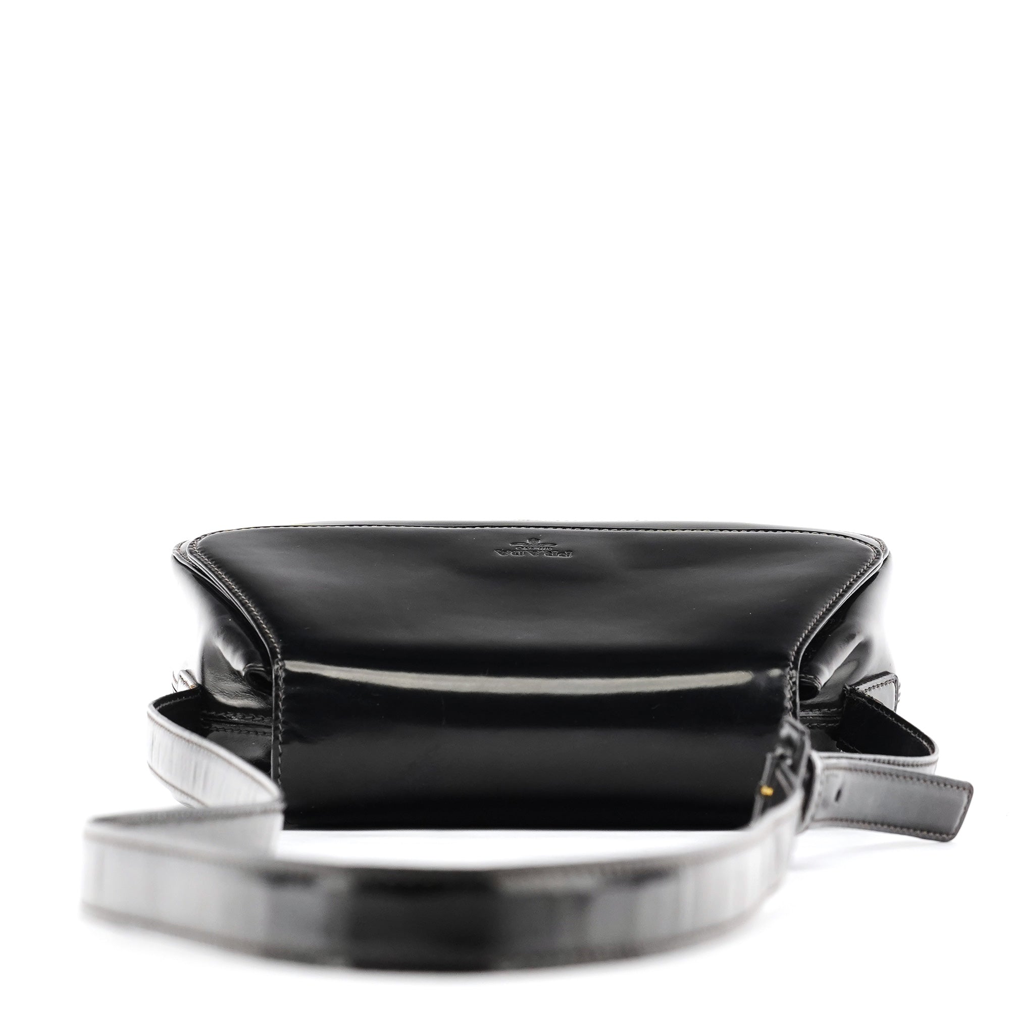 1995 Black Spazzolato Sport Crossbody Bag