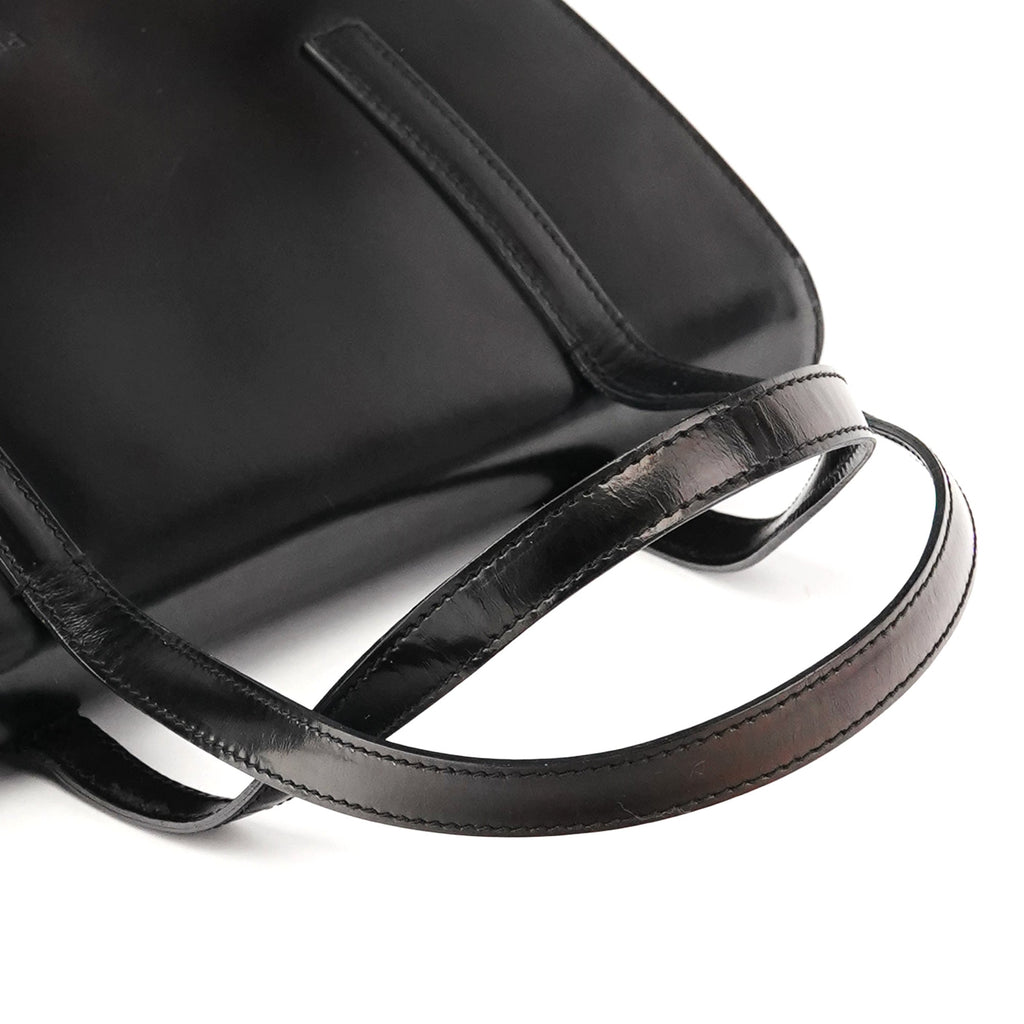 1995 Black Spazzolato Sport Flap Tote Bag