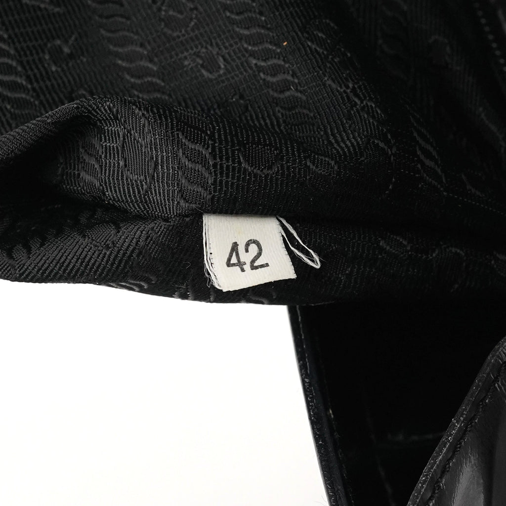 1995 Black Spazzolato Sport Flap Tote Bag