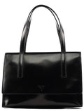 1995 Black Spazzolato Sport Flap Tote Bag