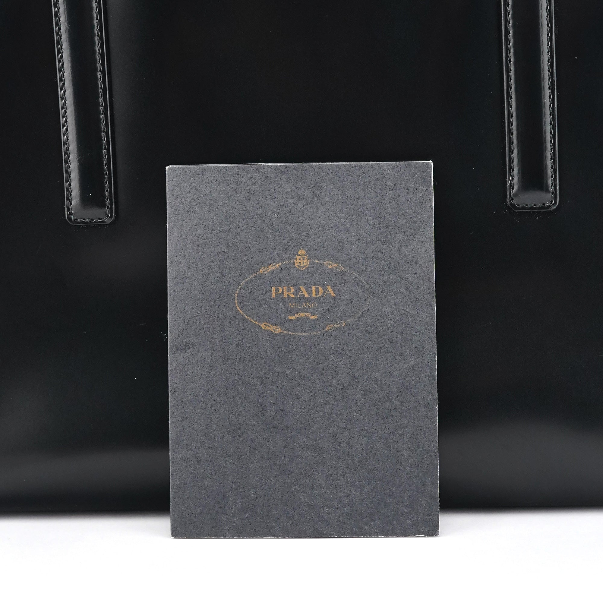 1995 Black Spazzolato Sport Tote Bag