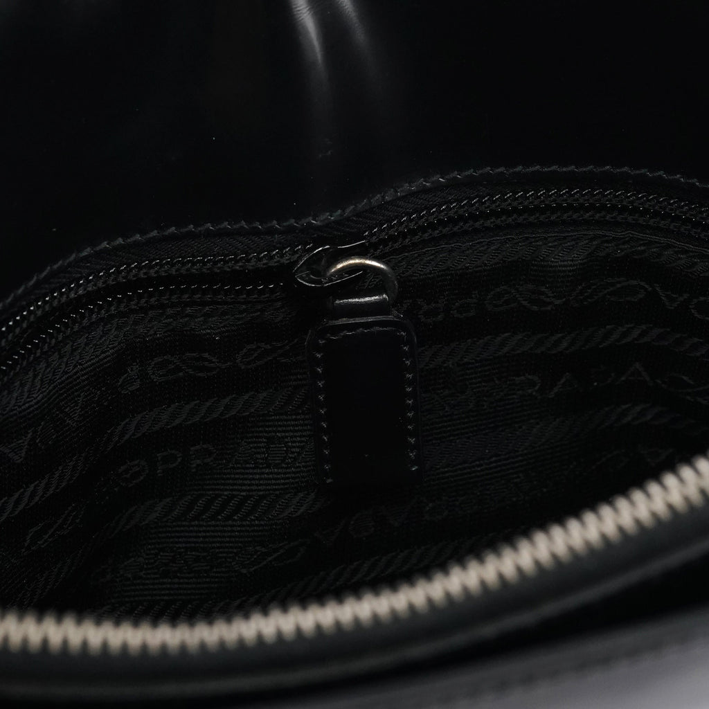 1995 Black Spazzolato Sport Tote Bag