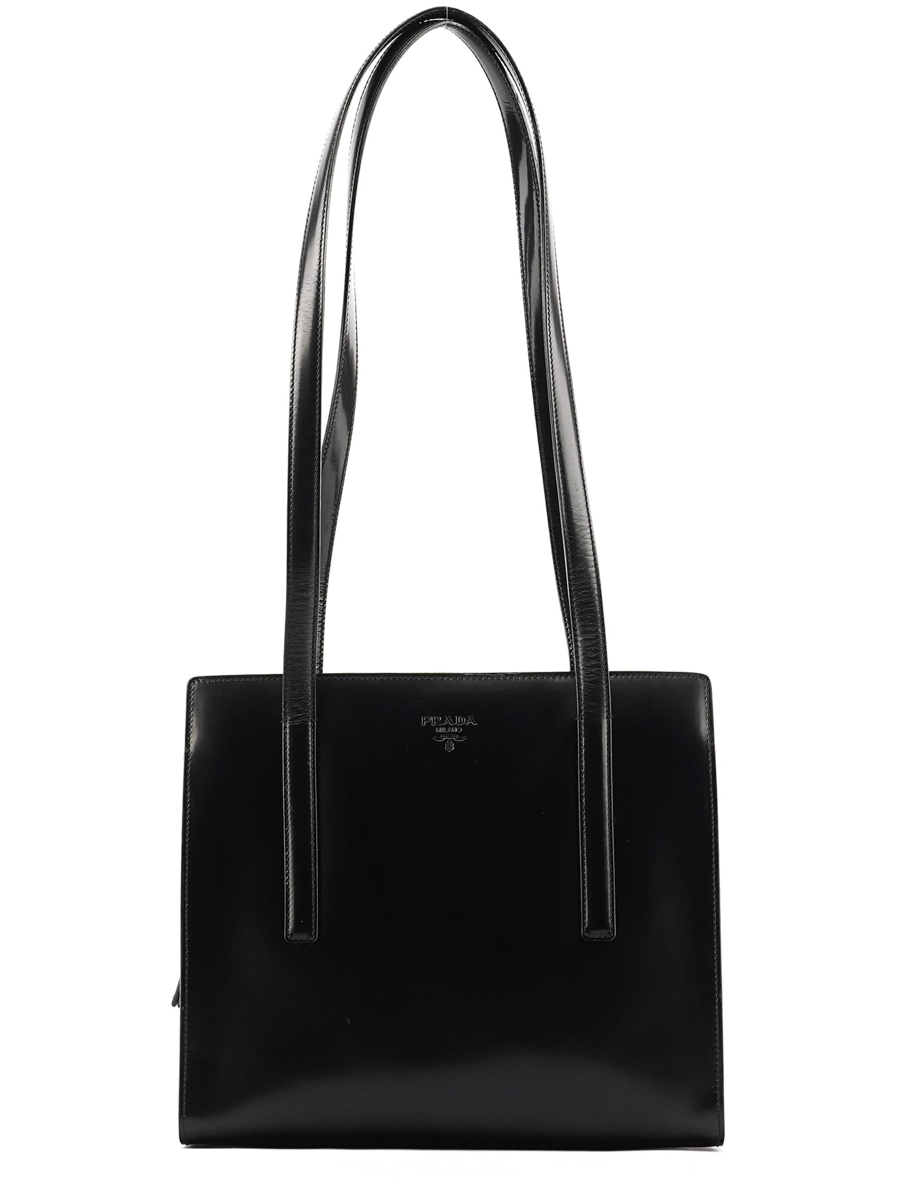 1995 Black Spazzolato Sport Tote Bag