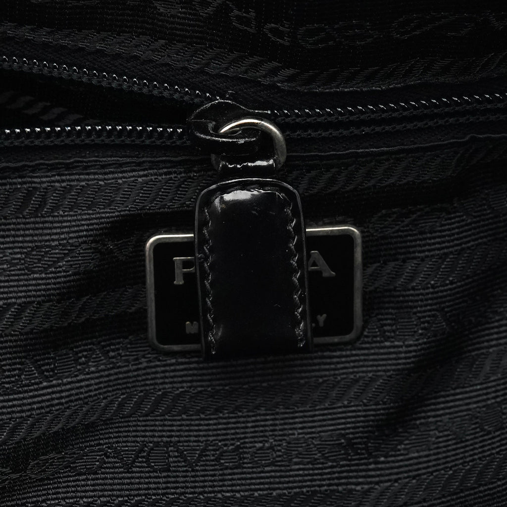 1995 Black Spazzolato Sport Tote Bag