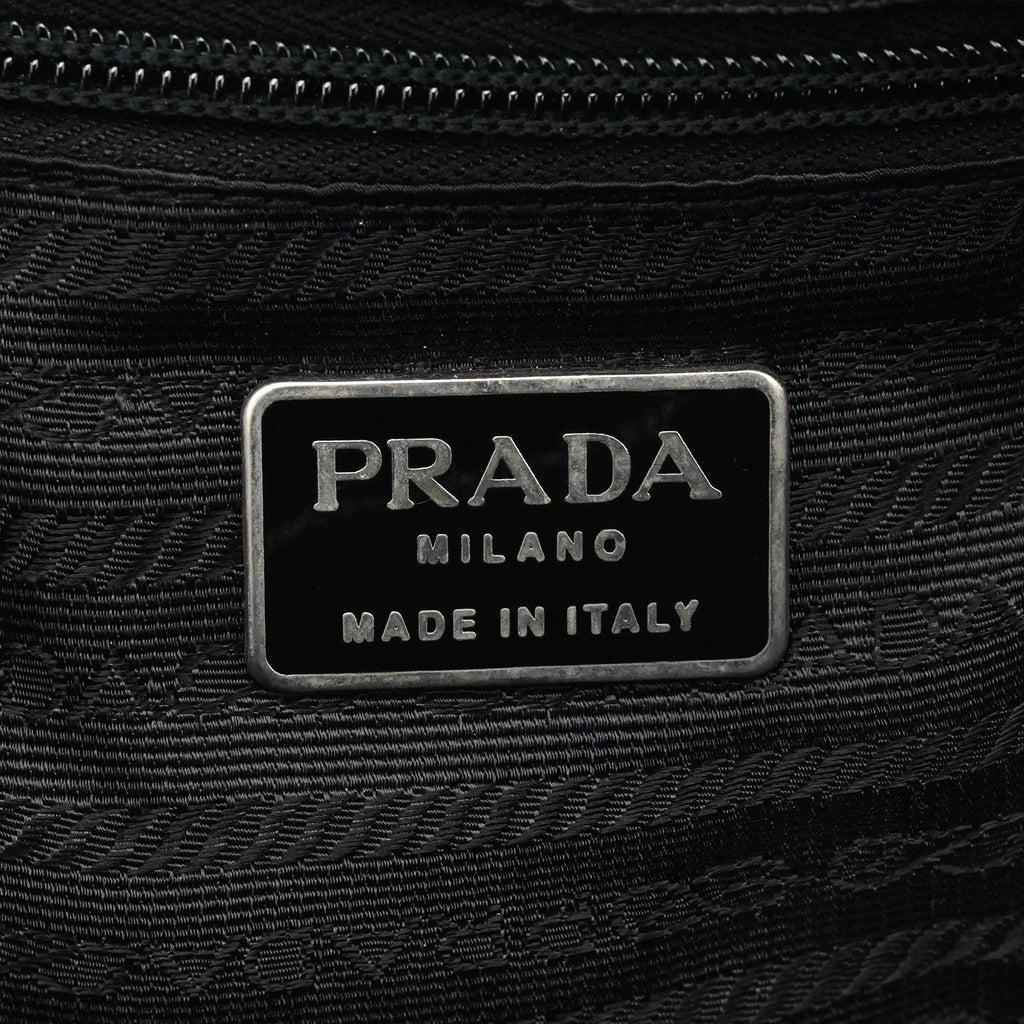1995 Black Spazzolato Sport Tote Bag