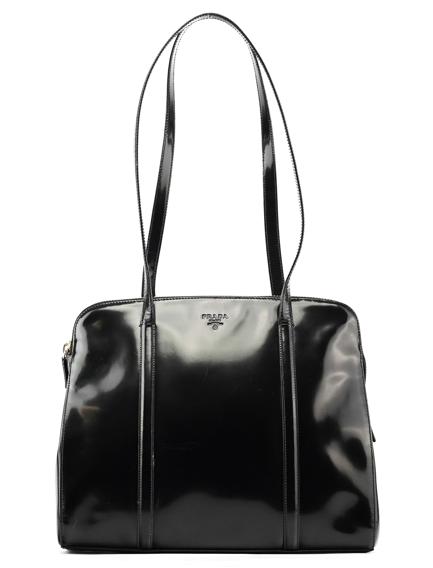 1995 Black Spazzolato Sport Tote Bag