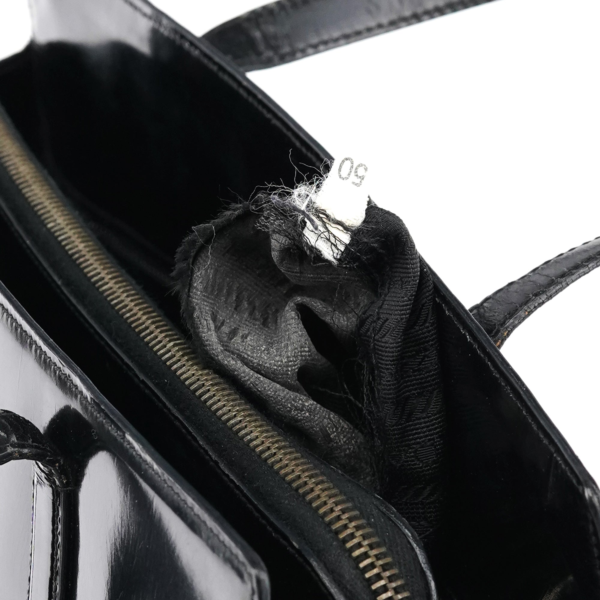 1995 Black Spazzolato Sport Tote Bag
