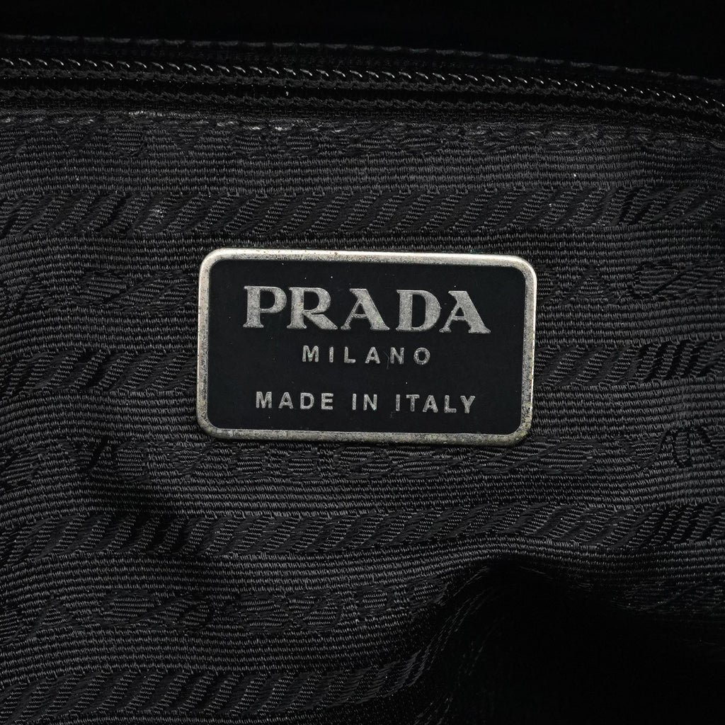 1995 Black Spazzolato Sport Tote Bag