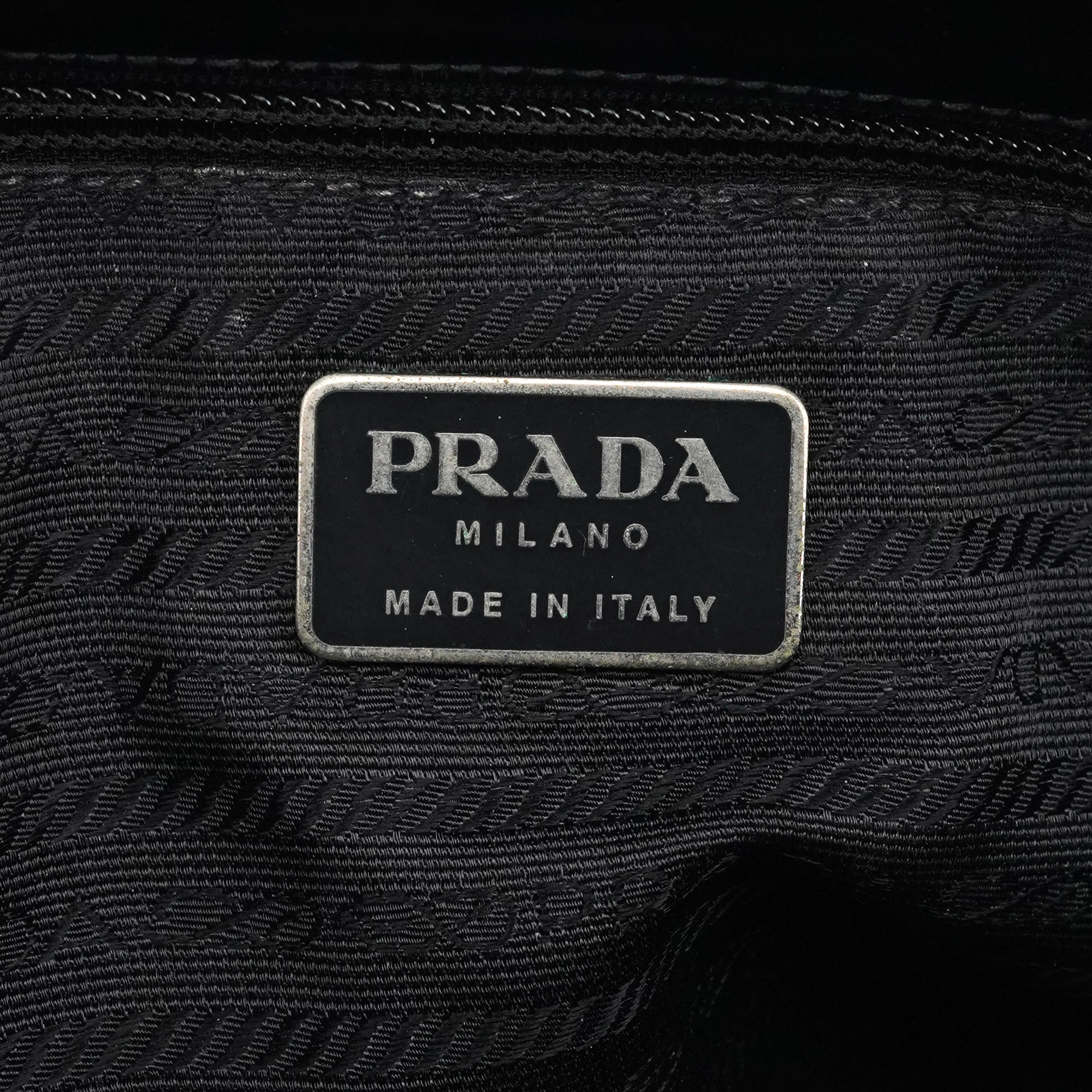 1995 Black Spazzolato Sport Tote Bag