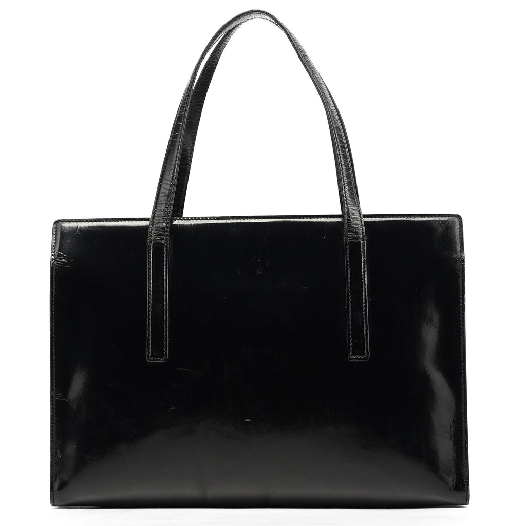 1995 Black Spazzolato Sport Tote Bag