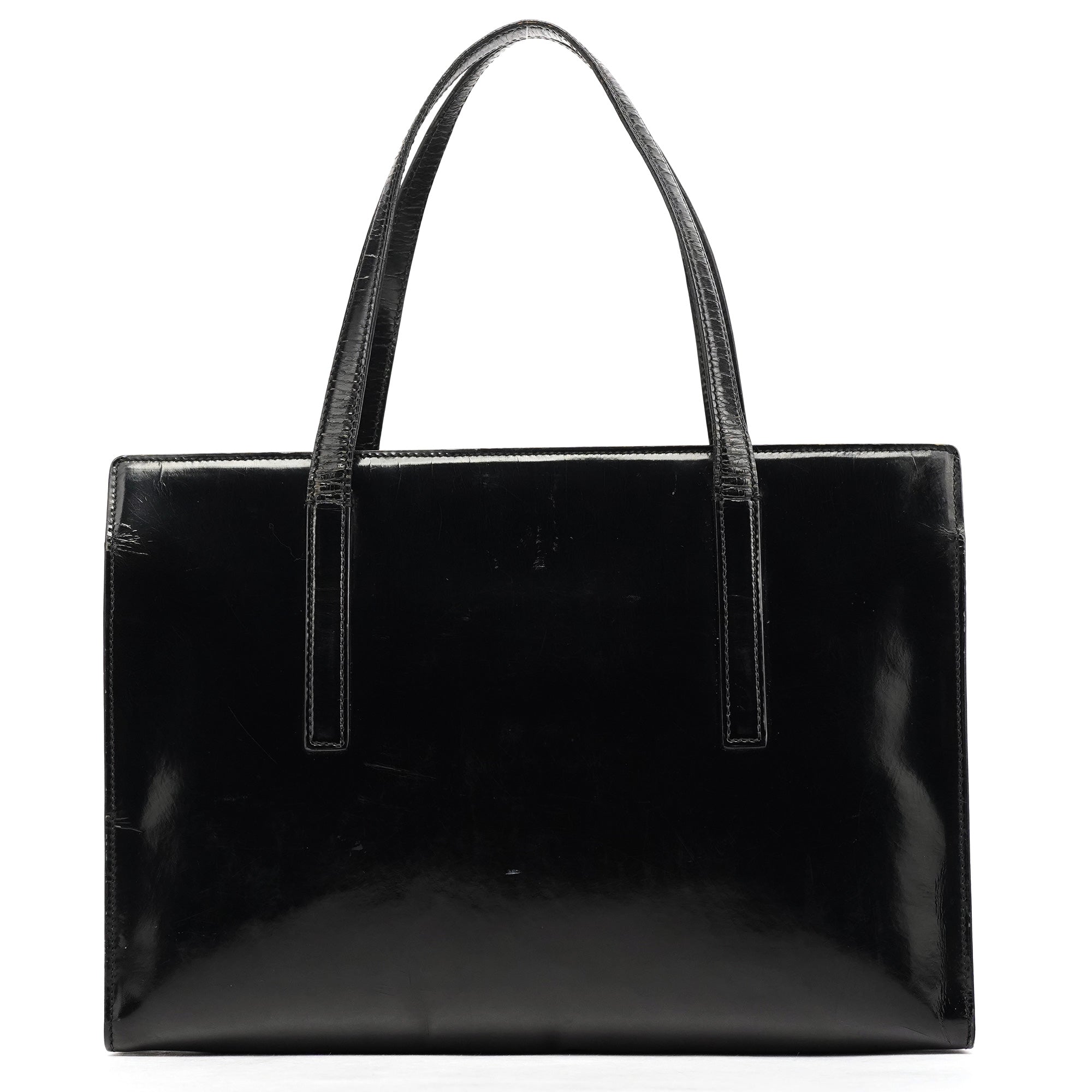 1995 Black Spazzolato Sport Tote Bag