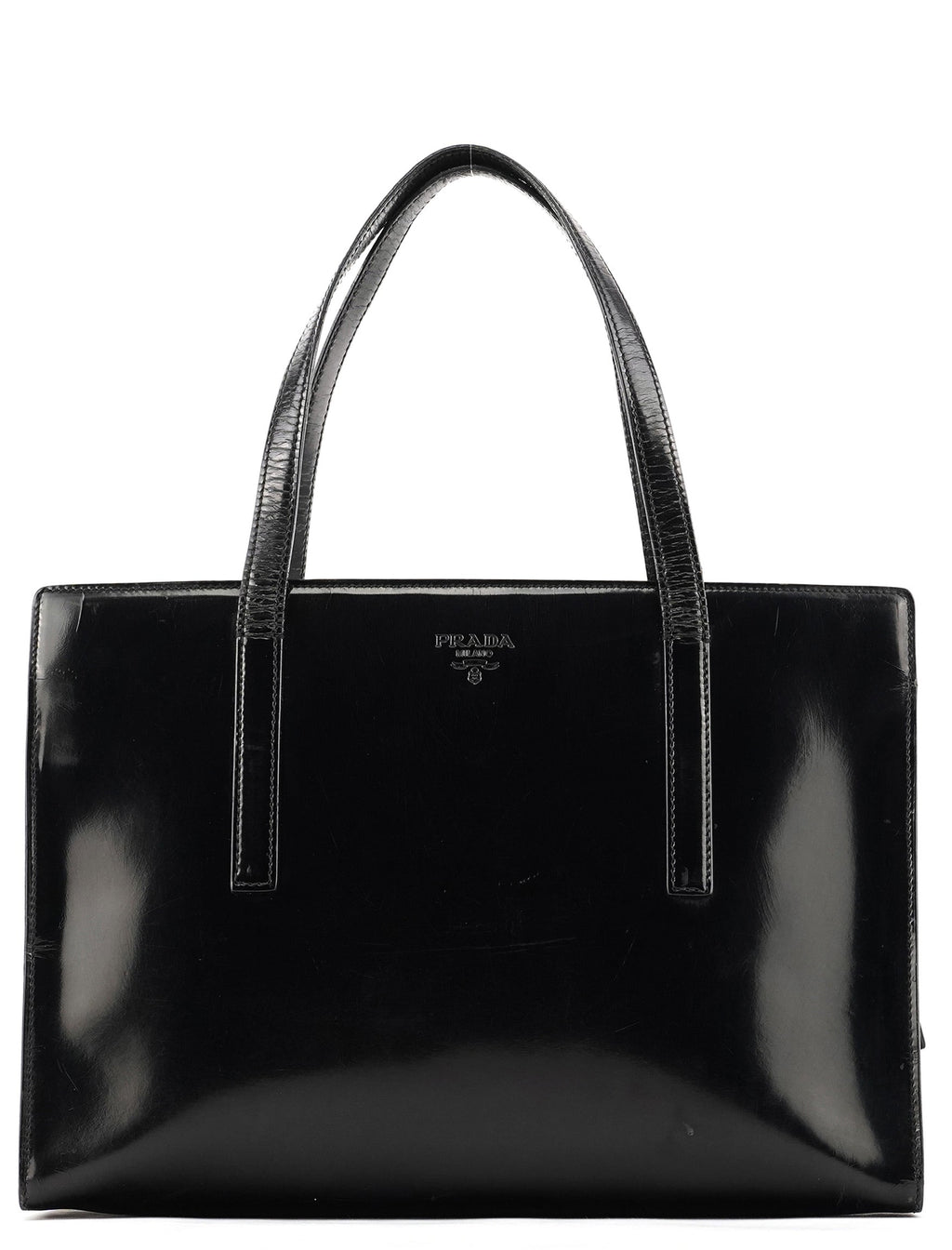 1995 Black Spazzolato Sport Tote Bag