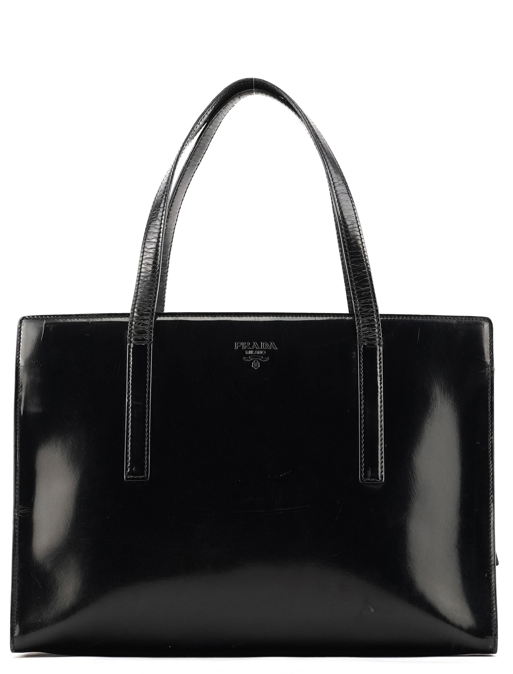 1995 Black Spazzolato Sport Tote Bag
