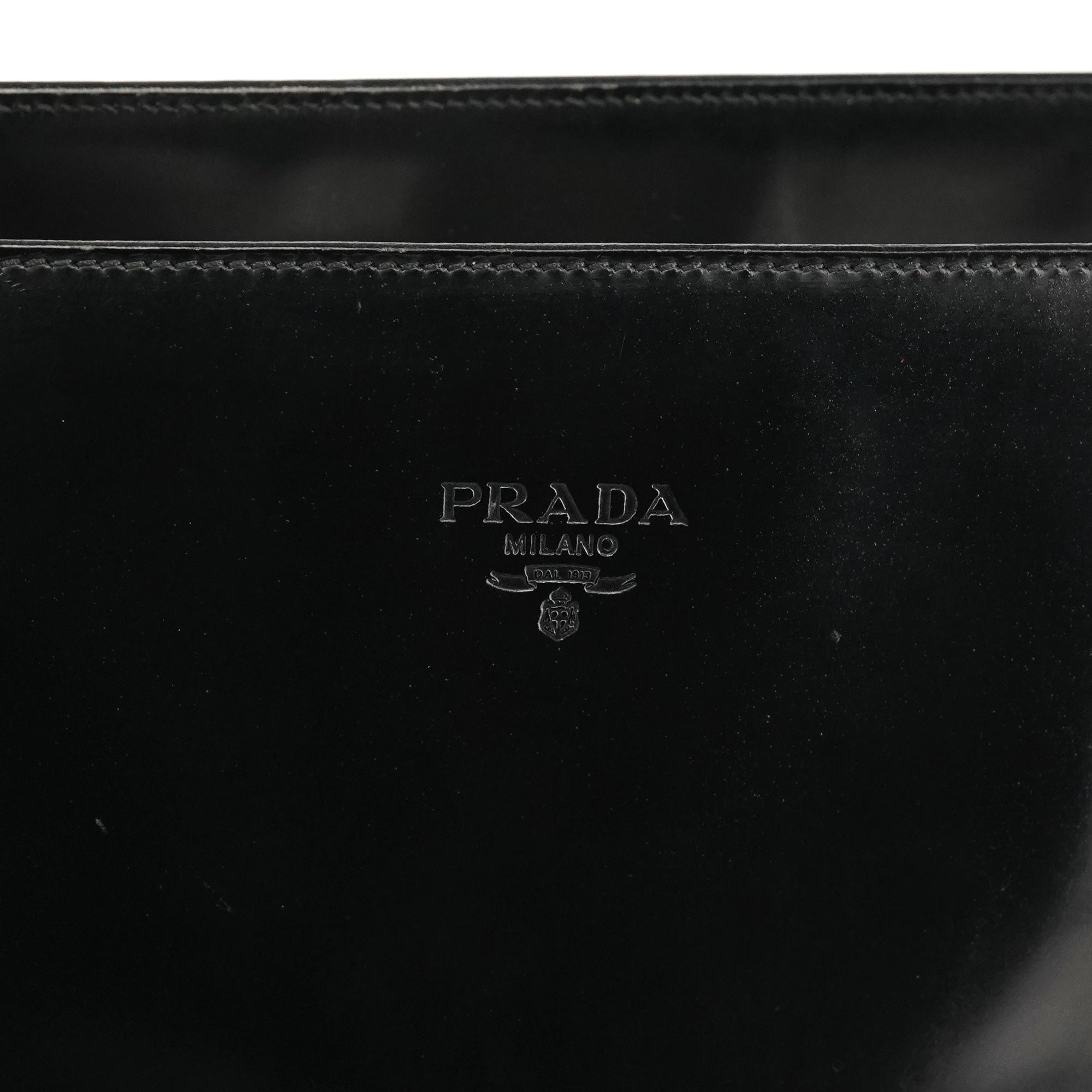 1995 Black Spazzolato Sport Tote Bag