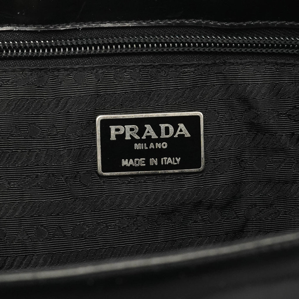 1995 Black Spazzolato Sport Tote Bag