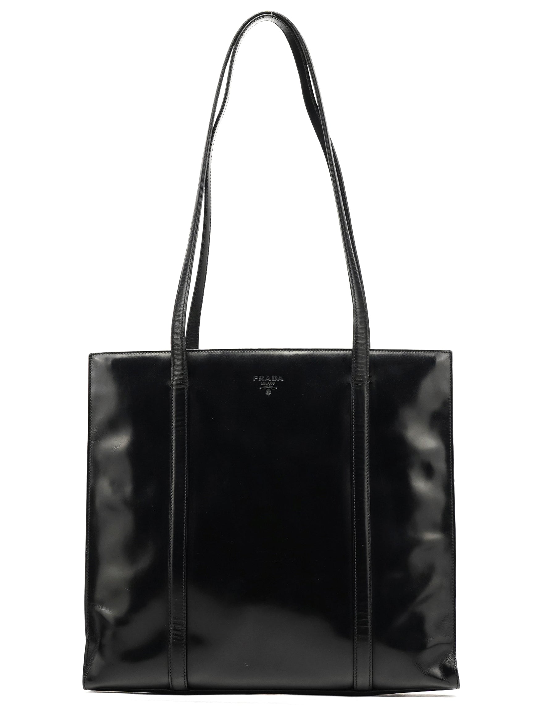 1995 Black Spazzolato Sport Tote Bag