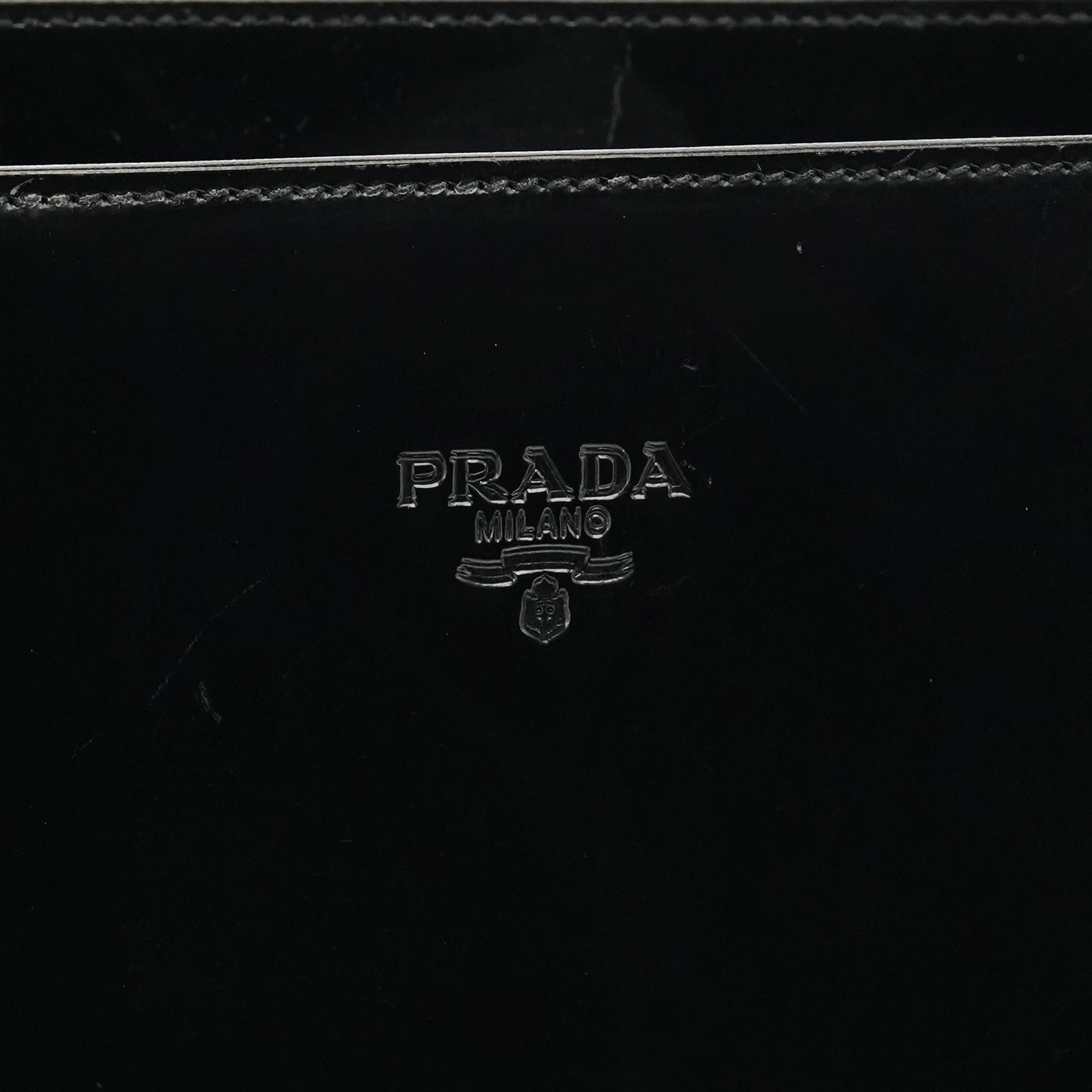 1995 Black Spazzolato Sport Tote Bag
